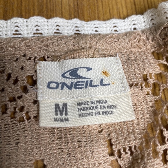 ⭐️O’Neill Lightweight Raul’s Crochet Lace Fringe Poncho Shirt - Picture 6 of 13